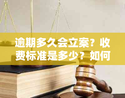 逾期多久会立案？收费标准是多少？如何处理逾期还款问题？