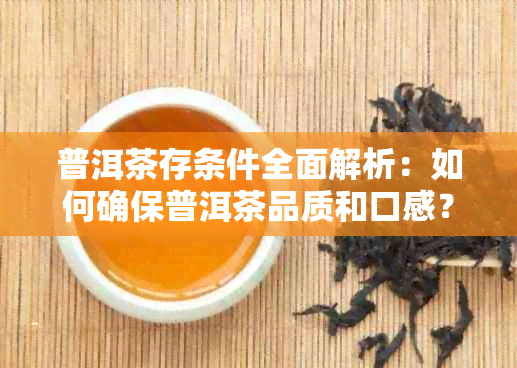 普洱茶存条件全面解析：如何确保普洱茶品质和口感？