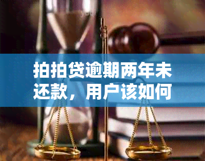 拍拍贷逾期两年未还款，用户该如何解决？