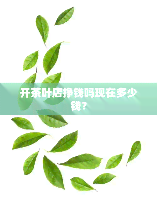 开茶叶店挣钱吗现在多少钱？