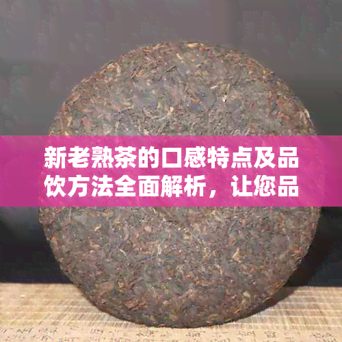 新老熟茶的口感特点及品饮方法全面解析，让您品尝到极致的茶韵之美