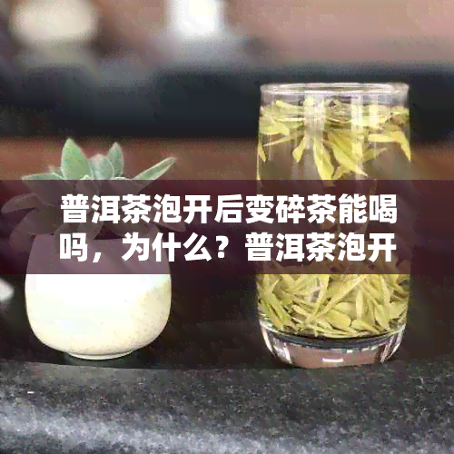 普洱茶泡开后变碎茶能喝吗，为什么？普洱茶泡开后都是碎碎的。