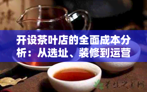 开设茶叶店的全面成本分析：从选址、装修到运营所需资金一览无余