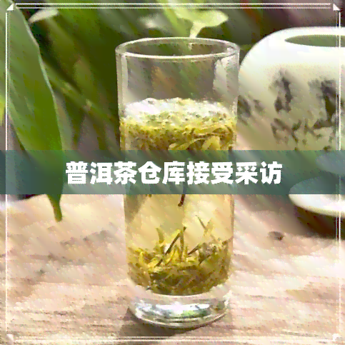 普洱茶仓库接受采访