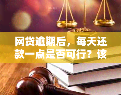 网贷逾期后，每天还款一点是否可行？该如何操作？