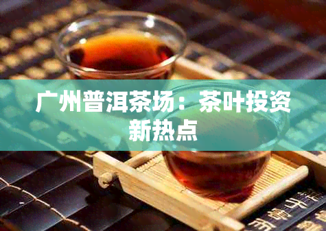 广州普洱茶场：茶叶投资新热点