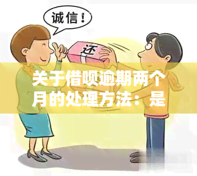 关于借呗逾期两个月的处理方法：是否可以先还一次？还款方式及流程详解！