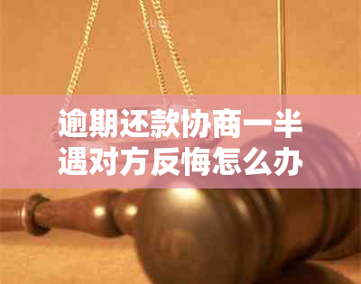 逾期还款协商一半遇对方反悔怎么办？最新资讯与应对策略