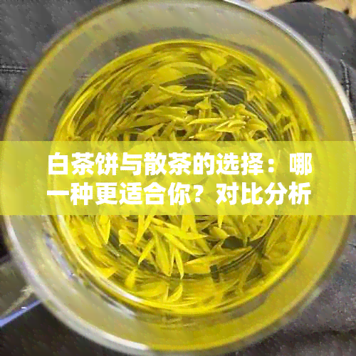 白茶饼与散茶的选择：哪一种更适合你？对比分析各种因素