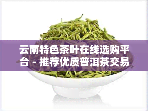 云南特色茶叶在线选购平台 - 推荐优质普洱茶交易