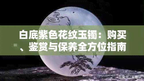 白底紫色花纹玉镯：购买、鉴赏与保养全方位指南