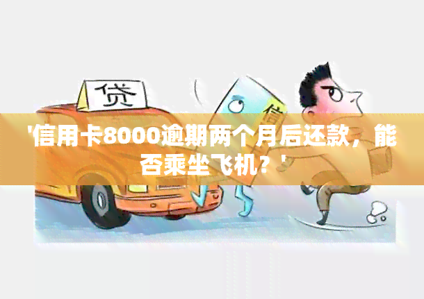 '信用卡8000逾期两个月后还款，能否乘坐飞机？'