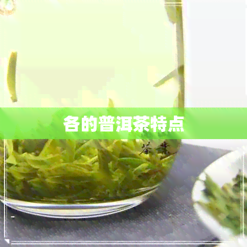 各的普洱茶特点