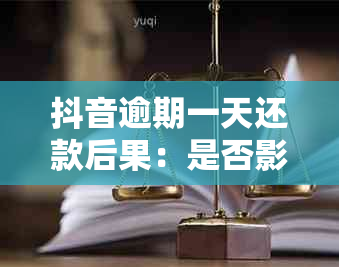 抖音逾期一天还款后果：是否影响、如何避免逾期及解决方法全面解析