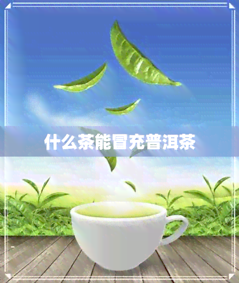 什么茶能冒充普洱茶