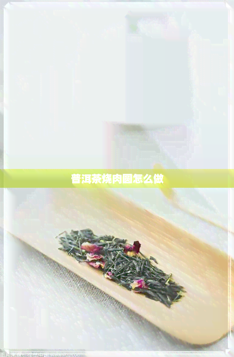 普洱茶烧肉圆怎么做