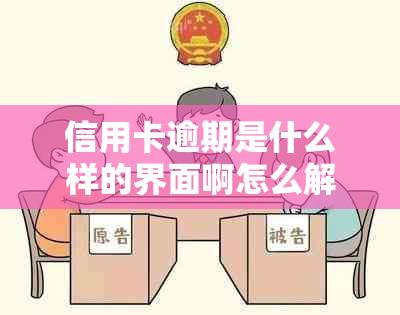 信用卡逾期是什么样的界面啊怎么解决：解决方法及后果分析