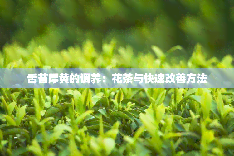 舌苔厚黄的调养：花茶与快速改善方法