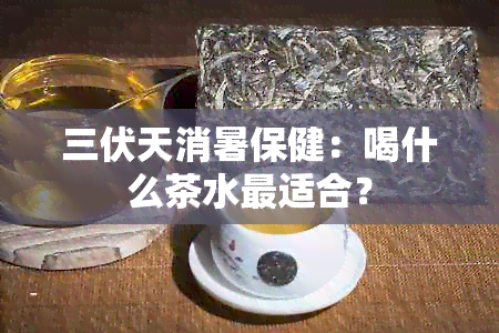 三伏天消暑保健：喝什么茶水最适合？