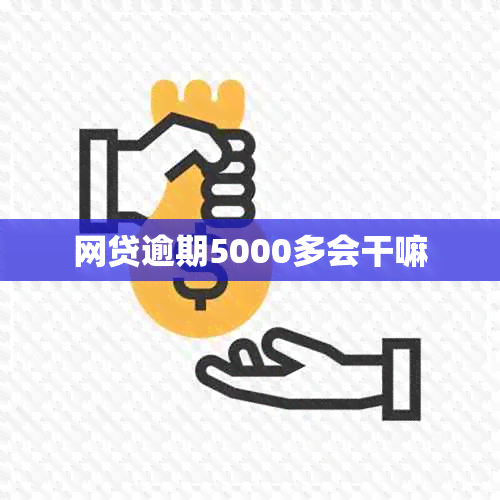 网贷逾期5000多会干嘛