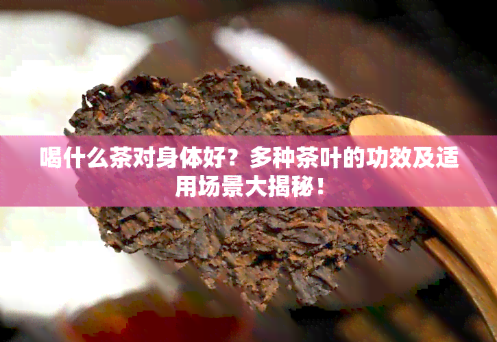 喝什么茶对身体好？多种茶叶的功效及适用场景大揭秘！