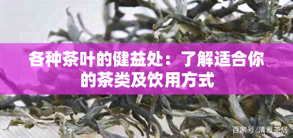 各种茶叶的健益处：了解适合你的茶类及饮用方式