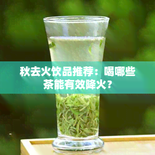 秋去火饮品推荐：喝哪些茶能有效降火？