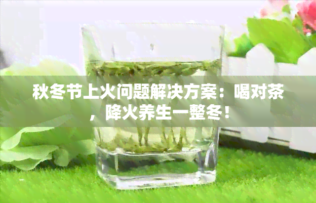 秋冬节上火问题解决方案：喝对茶，降火养生一整冬！