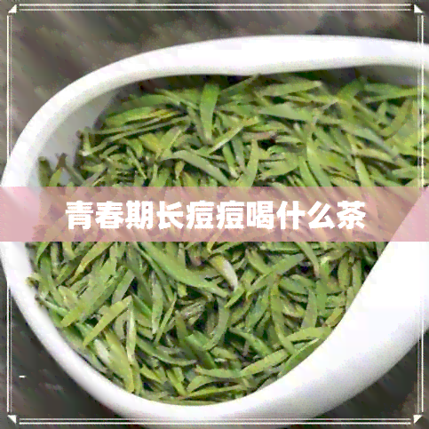 青春期长痘痘喝什么茶