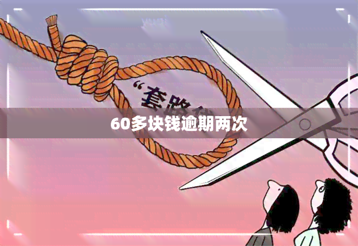 60多块钱逾期两次