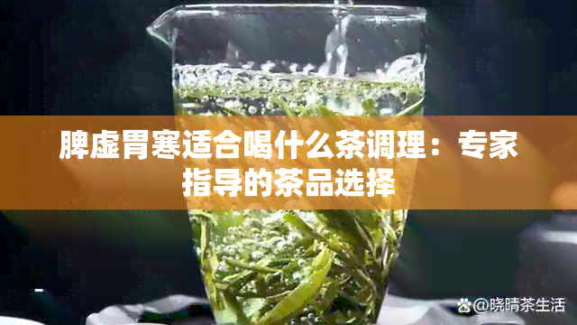 脾虚胃寒适合喝什么茶调理：专家指导的茶品选择