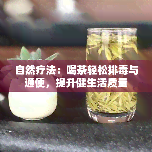 自然疗法：喝茶轻松排与通便，提升健生活质量