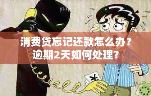 消费贷忘记还款怎么办？逾期2天如何处理？