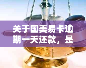 关于国美易卡逾期一天还款，是否会产生记录及上报的问题