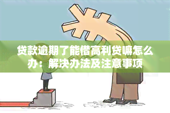 贷款逾期了能借高利贷嘛怎么办：解决办法及注意事项