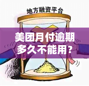 美团月付逾期多久不能用？还款后恢复使用需要多久？逾期一星期会怎样？