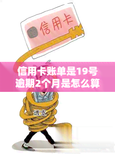 信用卡账单是19号逾期2个月是怎么算的