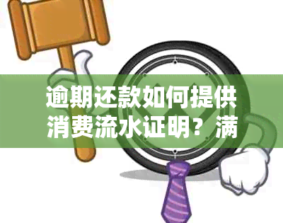 逾期还款如何提供消费流水证明？满足要求的法律规定和操作步骤