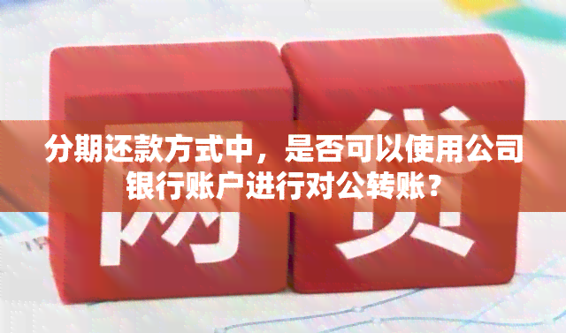 分期还款方式中，是否可以使用公司银行账户进行对公转账？