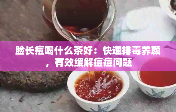 脸长痘喝什么茶好：快速排养颜，有效缓解痘痘问题