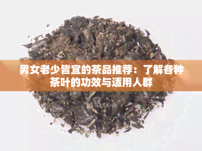 男女老少皆宜的茶品推荐：了解各种茶叶的功效与适用人群