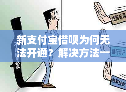 新支付宝借呗为何无法开通？解决方法一览