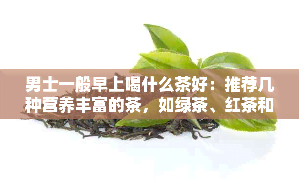 男士一般早上喝什么茶好：推荐几种营养丰富的茶，如绿茶、红茶和乌龙茶。