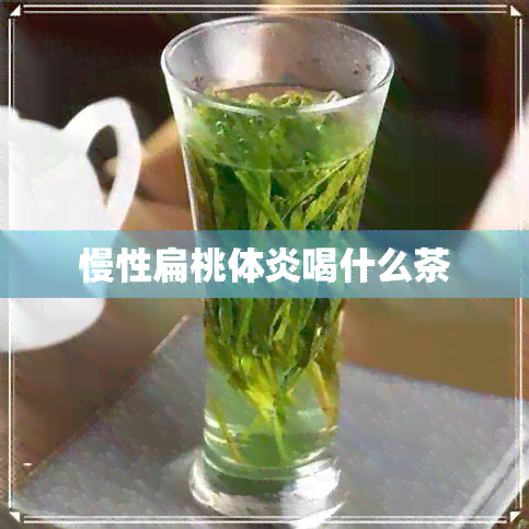 慢性扁桃体炎喝什么茶