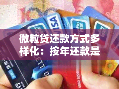 微粒贷还款方式多样化：按年还款是否可行？如何操作？