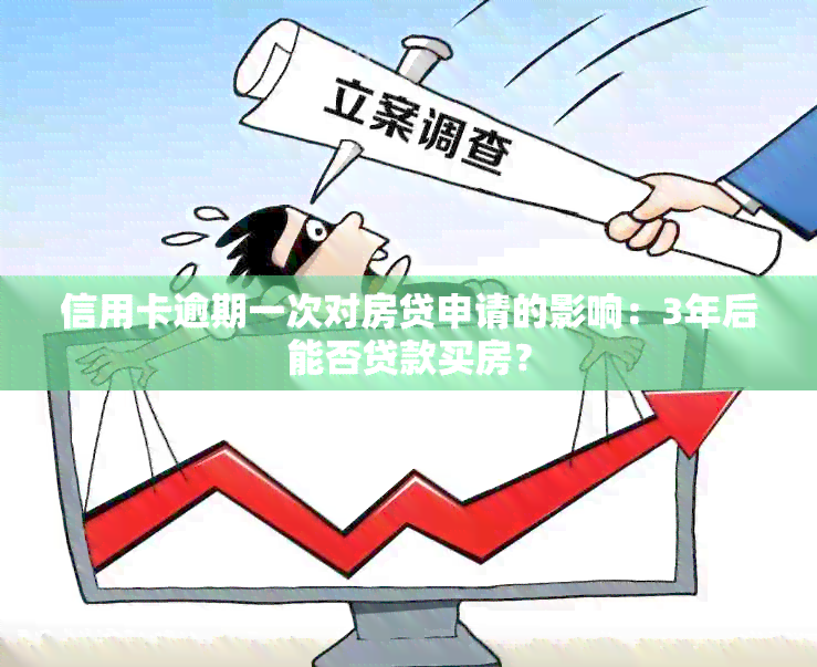 信用卡逾期一次对房贷申请的影响：3年后能否贷款买房？