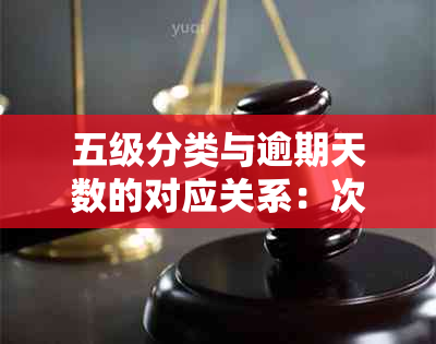 五级分类与逾期天数的对应关系：次级、意义详解