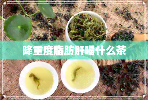 降重度脂肪肝喝什么茶