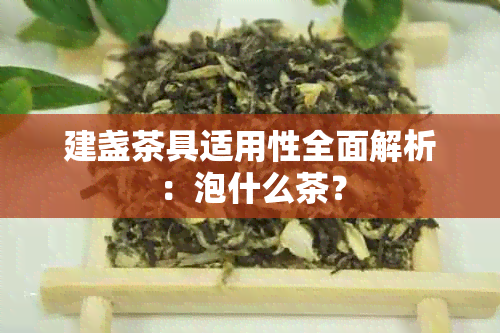 建盏茶具适用性全面解析：泡什么茶？