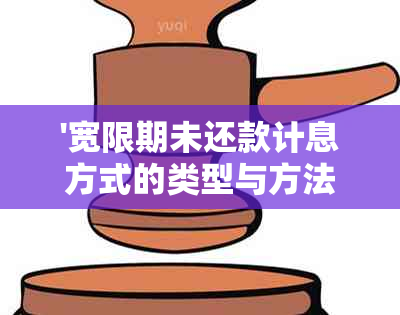 '宽限期未还款计息方式的类型与方法'